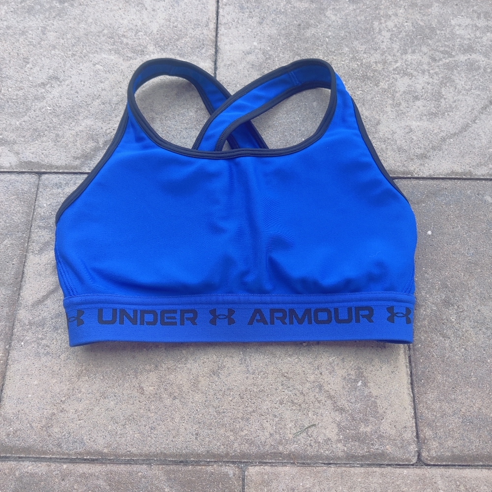 Under Armour Royal Blue Compression Sports Bra